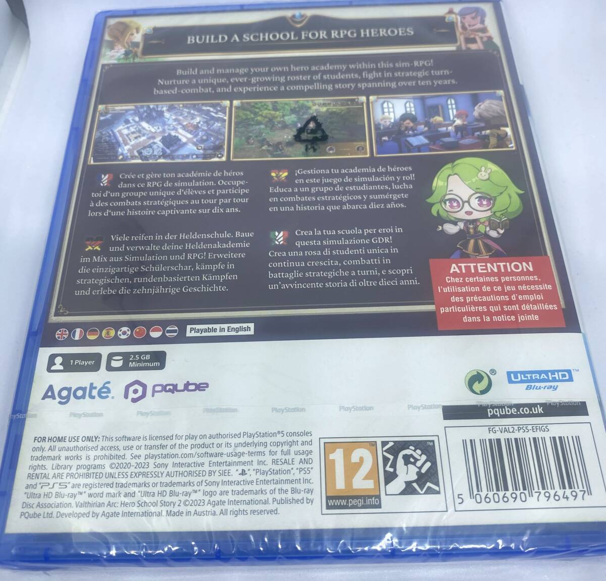 ★海外版・欧州版★PS5★ Valthirian Arc: Hero School Story 2 新品