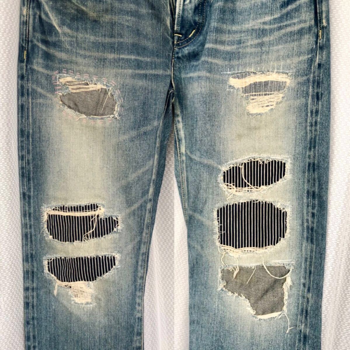 キムタク着用 SP加工 WRデニム パンツ HYSTERIC GLAMOUR HERO キムタク着用 SP加工 WRデニム パンツ HYSTERIC GLAMOUR HERO