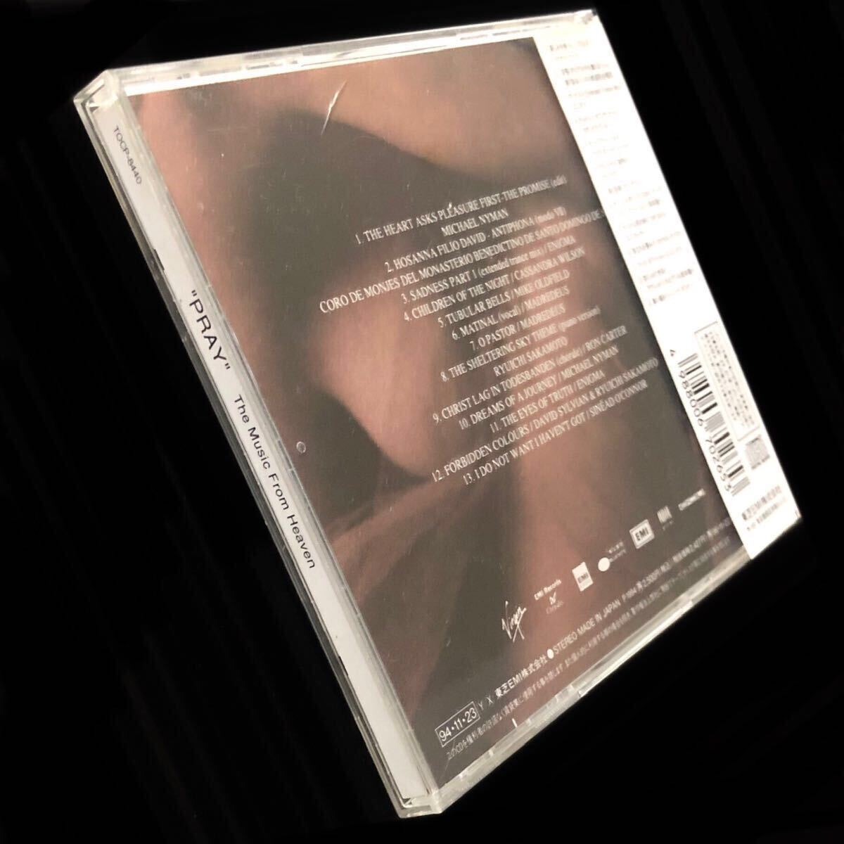 廃盤 帯付美品★CD「PRAY 〜The Music From Heaven」★プレイ〜ザ・ミュージック・フロム・ヘヴン マイケル・ナイマン 坂本龍一 エニグマ