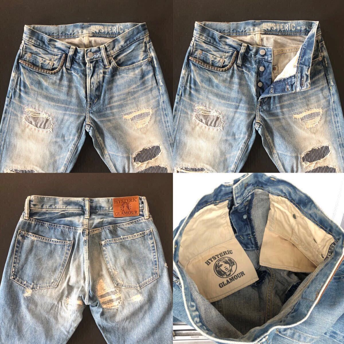 キムタク着用 SP加工 WRデニム パンツ HYSTERIC GLAMOUR HERO キムタク着用 SP加工 WRデニム パンツ HYSTERIC GLAMOUR HERO