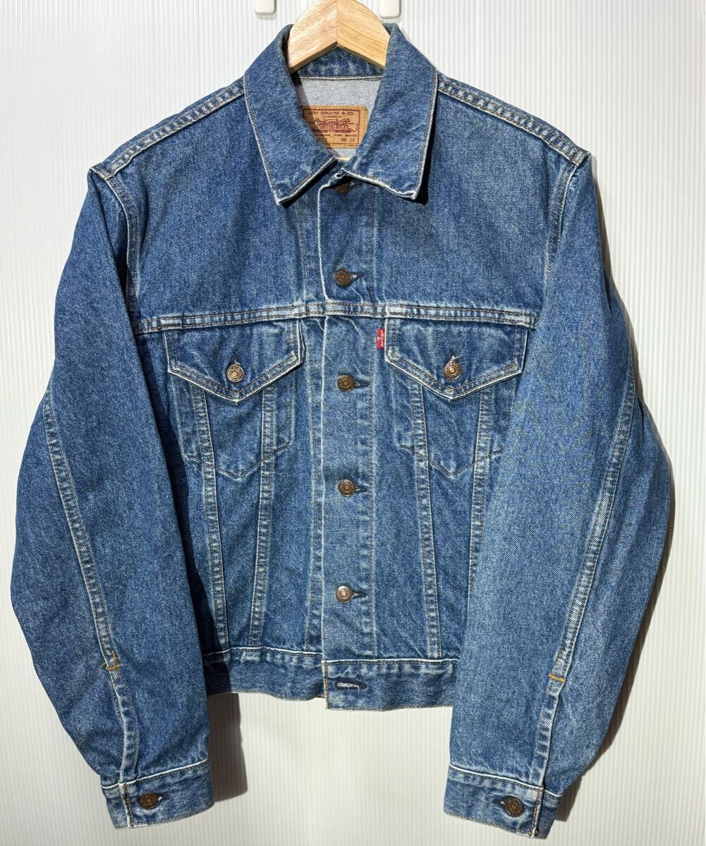 90s Levi's 70505-0217 スモール e ヴィンテージ Gジャン 38 USA 90s Levi's 70505-0217 スモール e ヴィンテージ Gジャン 38 USA