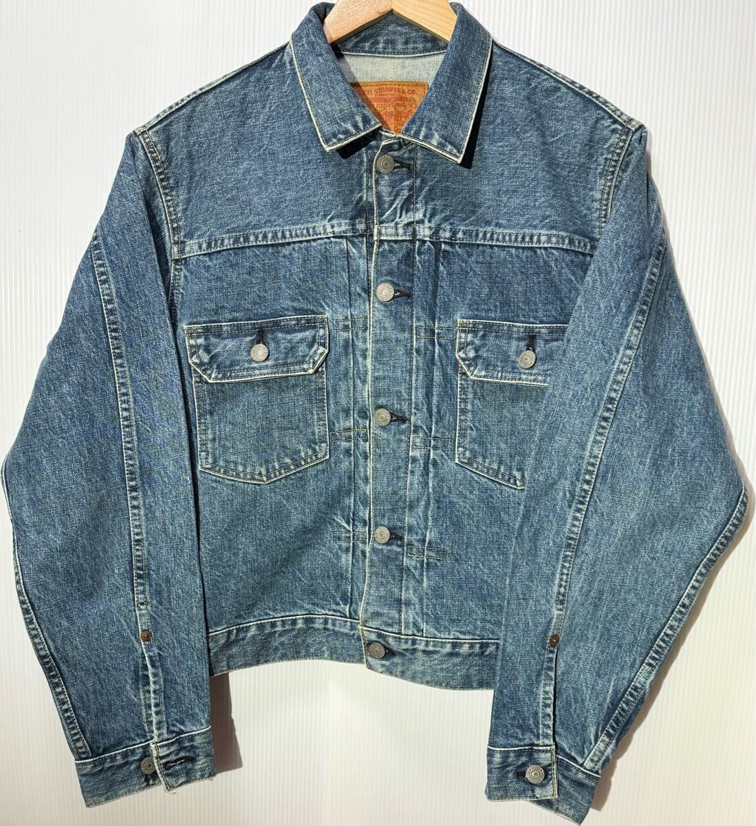 90s Levi's 71507XX 2nd BIG E ヴィンテージモデル Gジャン 40 90s Levi's 71507XX 2nd BIG E ヴィンテージモデル Gジャン 40