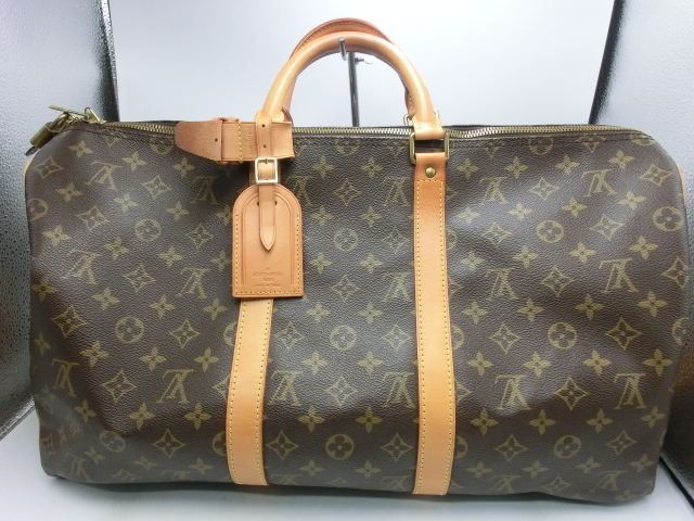美品 LOUIS VUITTON ルイヴィトン モノグラム キーポル50 美品 LOUIS VUITTON ルイヴィトン モノグラム キーポル50