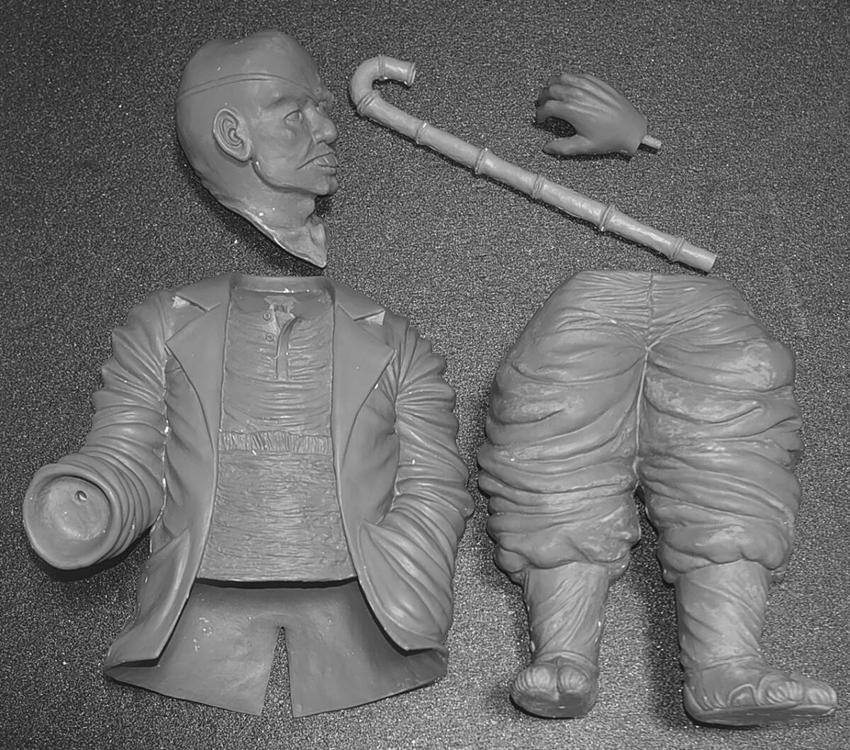 約1/6 　丹下段平　 あしたのジョー　ちばてつや　梶原一騎　フィギュア　ワンフェス　ガレージキット　ガレキ　 レジン