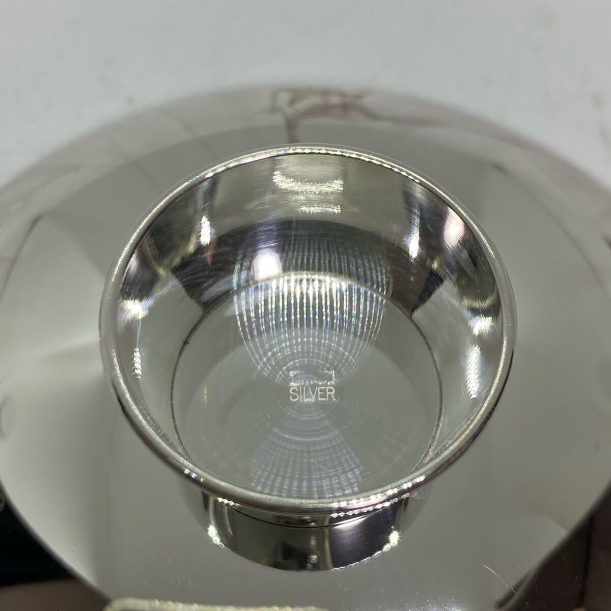 c*☆中古品 銀盃 造幣局製 SILVER 刻印 約158g ☆(銀製)|売買 c*☆中古品 銀盃 造幣局製 SILVER 刻印 約158g ☆(銀製)|売買