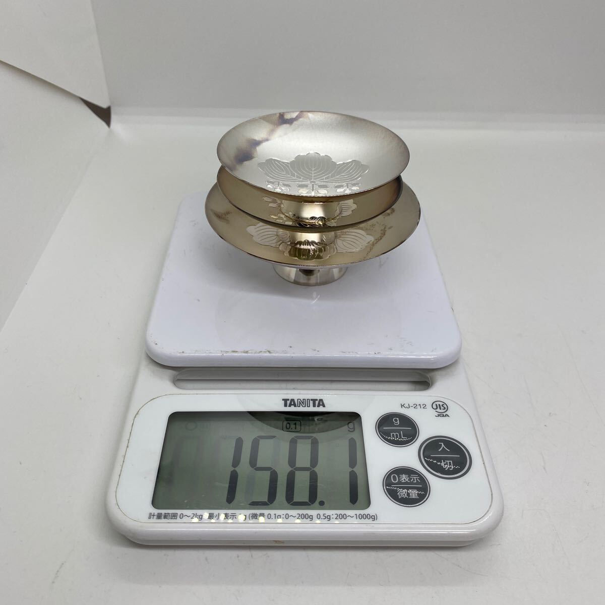 c*☆中古品 銀盃 造幣局製 SILVER 刻印 約158g ☆(銀製)|売買 c*☆中古品 銀盃 造幣局製 SILVER 刻印 約158g ☆(銀製)|売買