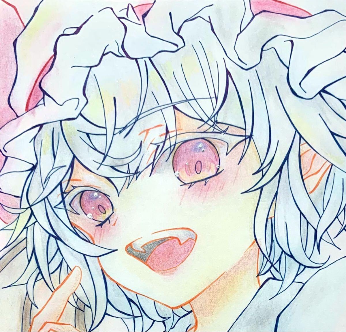 同人手描きイラスト「東方project」レミリア・スカーレット 同人手描きイラスト「東方project」レミリア・スカーレット
