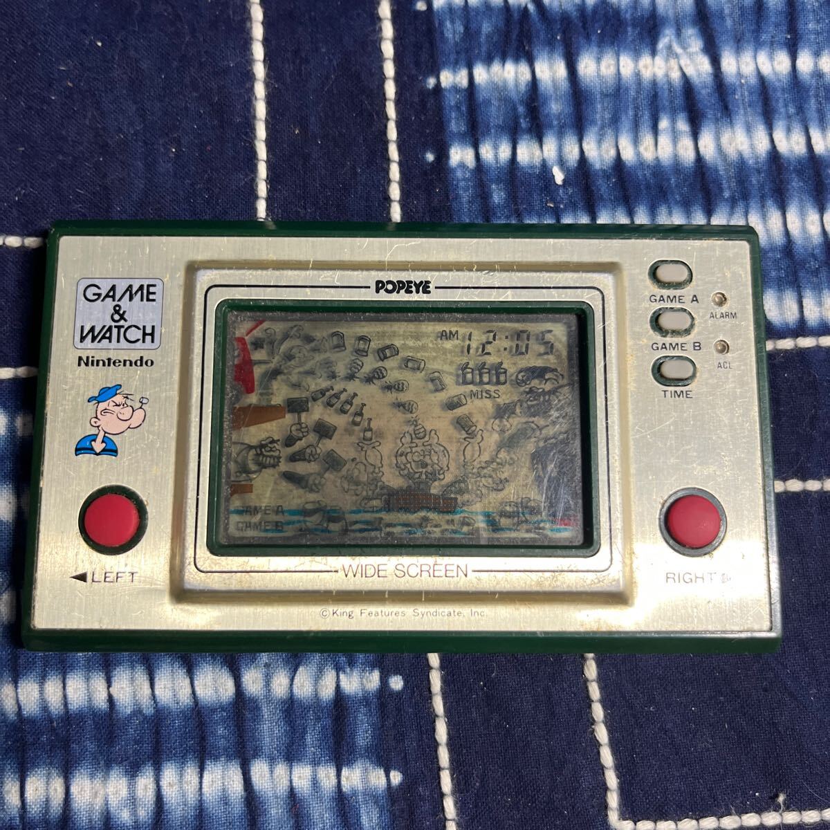 ☆ゲームウォッチ GAME WATCH Nintendo 任天堂 POPEYE ポパイ PP ☆ゲームウォッチ GAME WATCH Nintendo 任天堂 POPEYE ポパイ PP