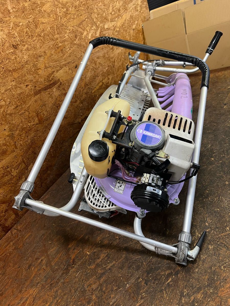 カワサキ 茶刈機 2人用 川崎 機械