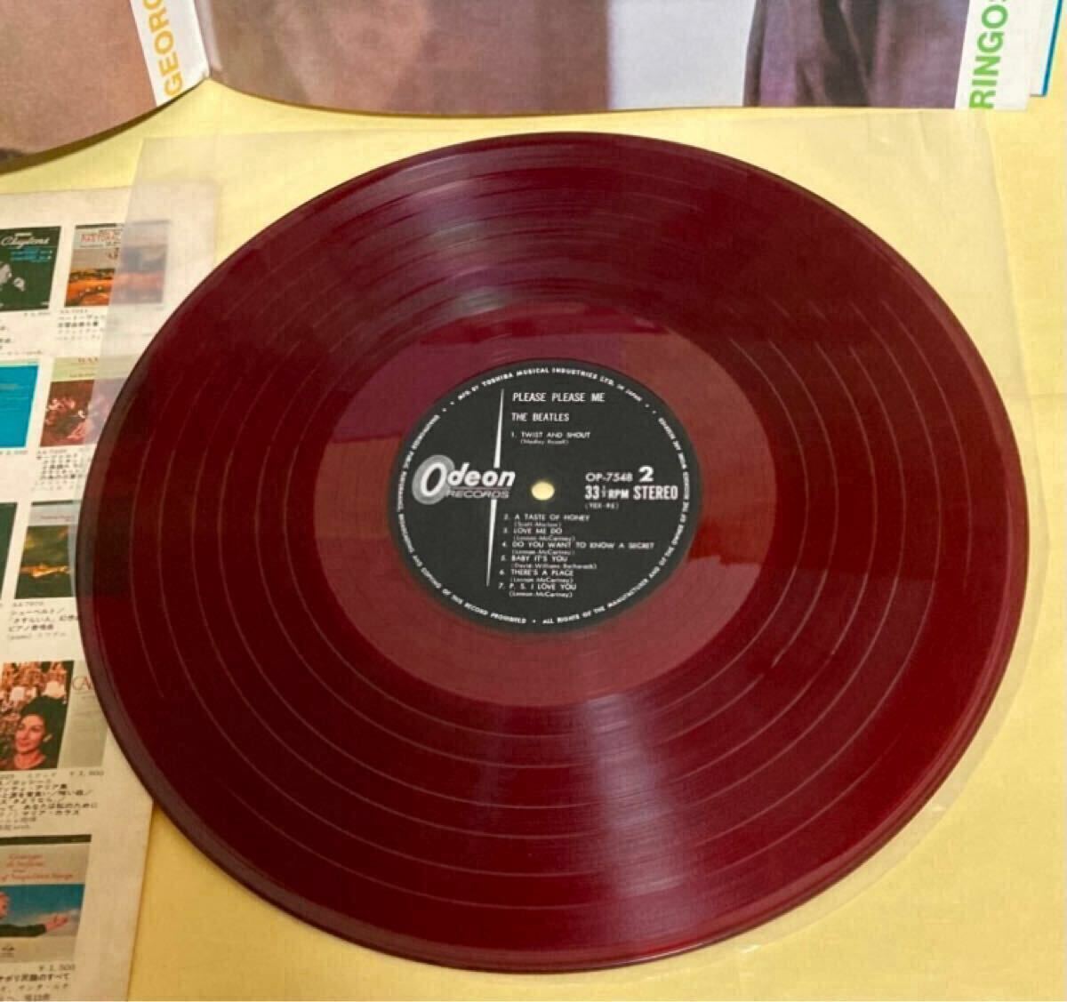 ビートルズ 希少赤帯, 赤盤 ○来日記念盤VOL1 (PLEASE PLEASE ビートルズ 希少赤帯, 赤盤 ○来日記念盤VOL1 (PLEASE PLEASE