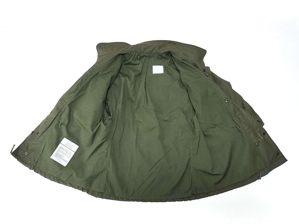 極上ミント 希少サイズ SMALL - X SHORT DPSC製 米軍 実物 M-65 極上ミント 希少サイズ SMALL - X SHORT DPSC製 米軍 実物 M-65
