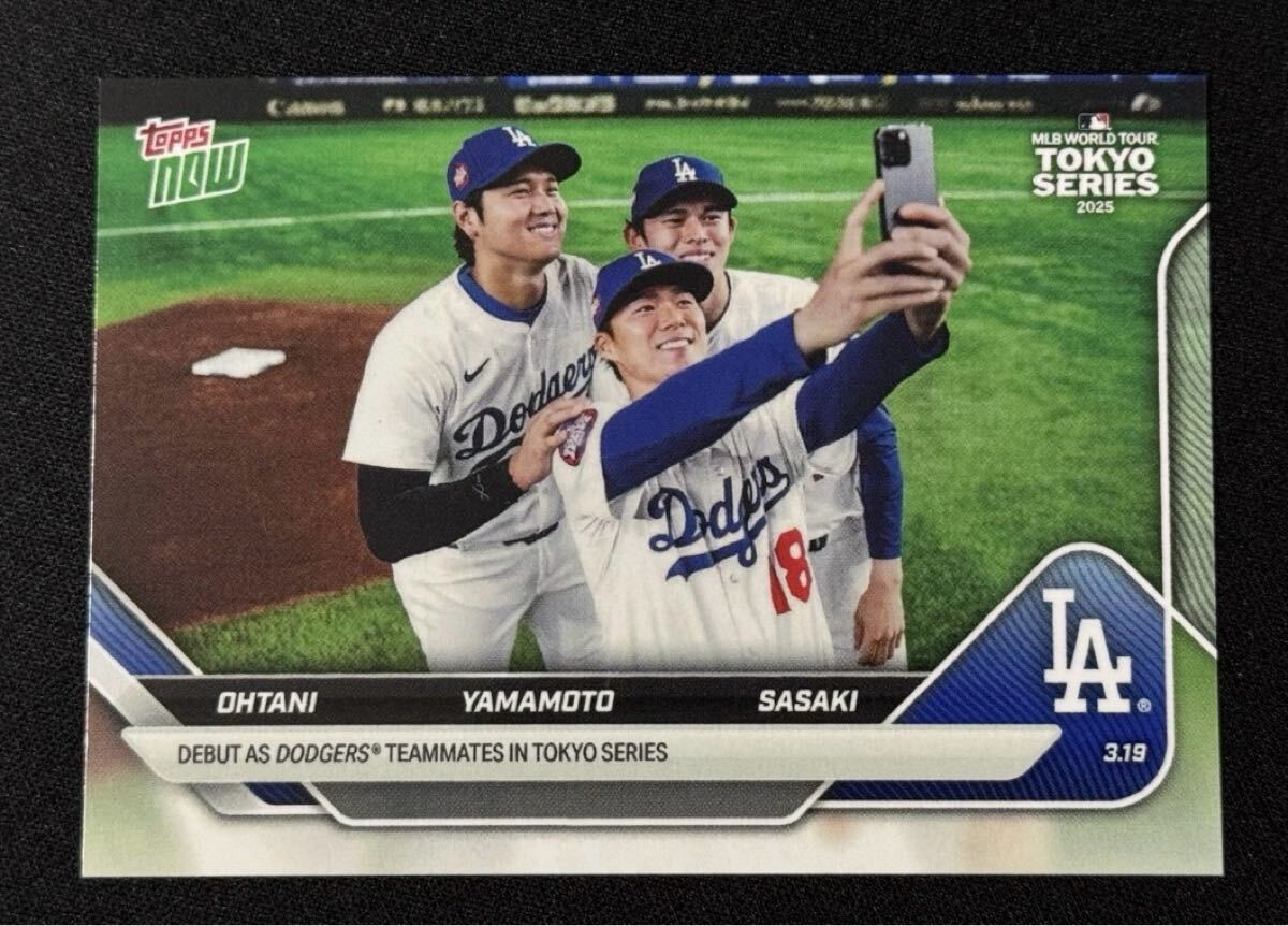 激レア 2025 Topps Now Tokyo Series #7SP 大谷翔平 山本由伸 激レア 2025 Topps Now Tokyo Series #7SP 大谷翔平 山本由伸
