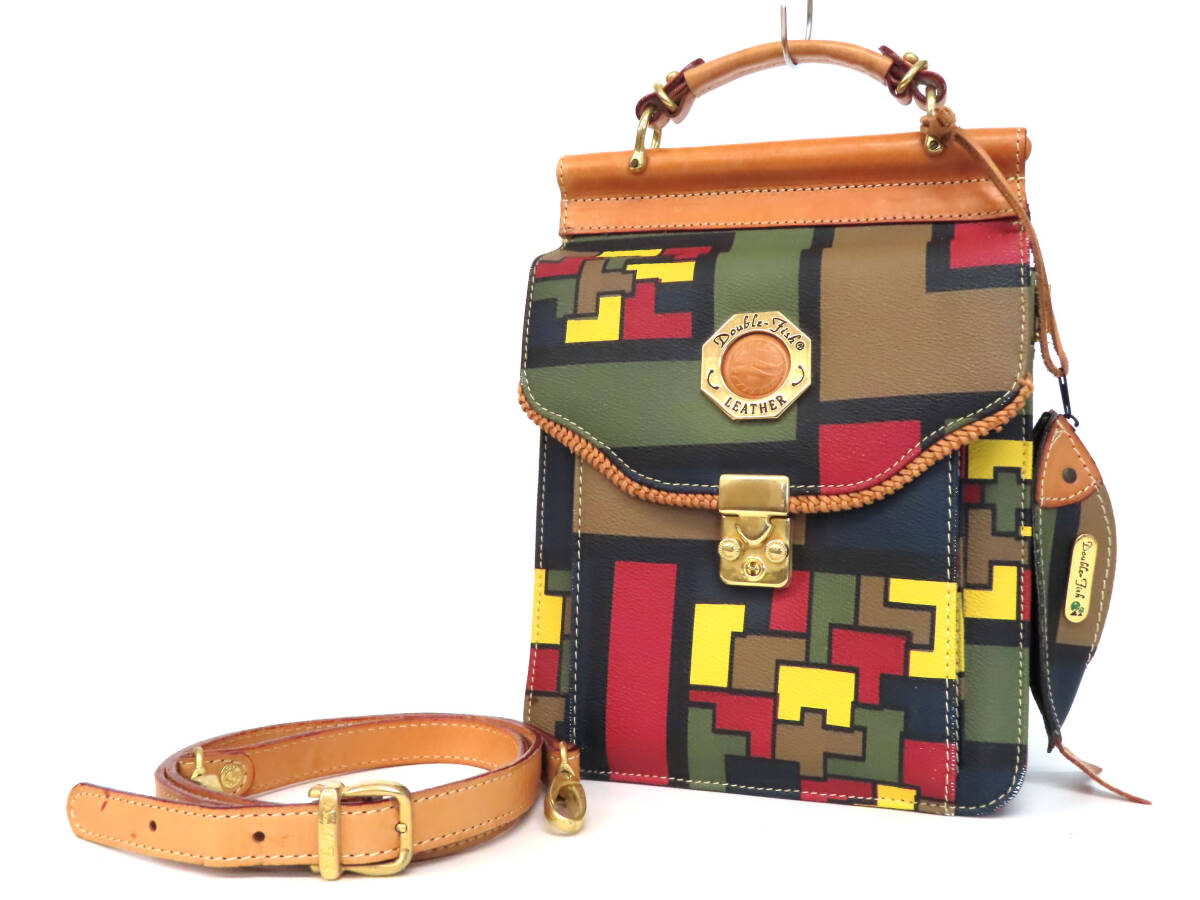 27001 美品 Double Fish ダブルフィッシュ 魚型コインケース付き 27001 美品 Double Fish ダブルフィッシュ 魚型コインケース付き