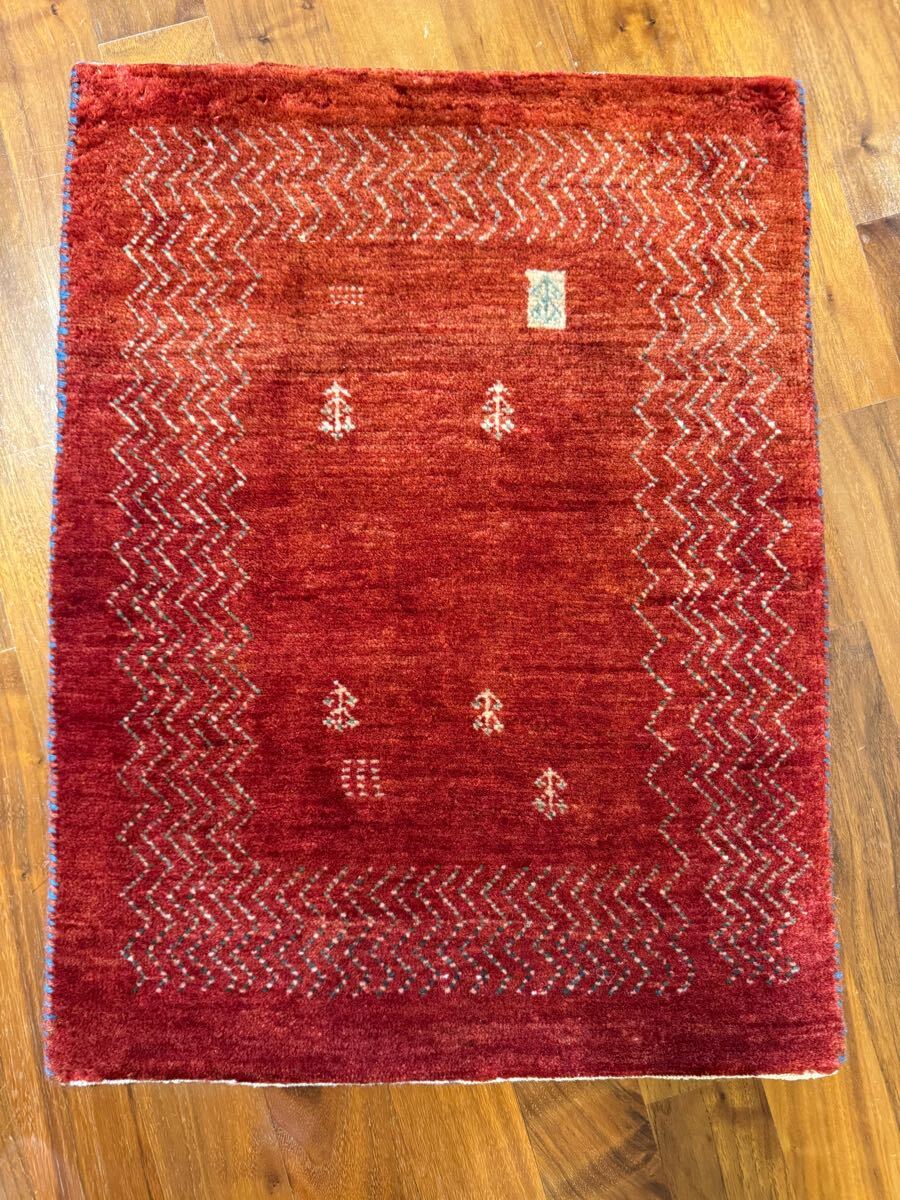 60cmx45cm GABBEH ギャッベ ラグ 玄関マット 絨毯 手織り 60cmx45cm GABBEH ギャッベ ラグ 玄関マット 絨毯 手織り