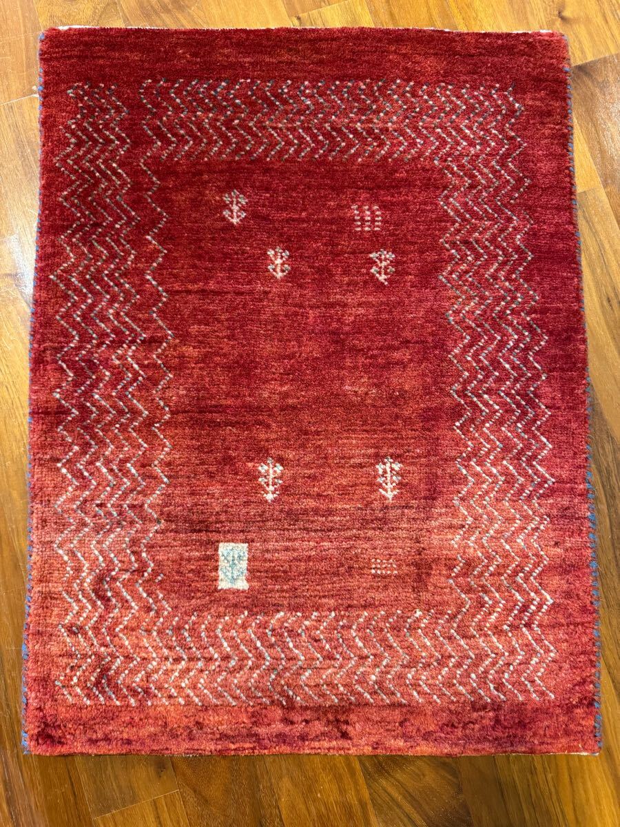60cmx45cm GABBEH ギャッベ ラグ 玄関マット 絨毯 手織り 60cmx45cm GABBEH ギャッベ ラグ 玄関マット 絨毯 手織り