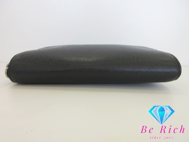 ルイ ヴィトン LOUIS VUITTON タイガ バイカル M30182 黒 ブラック レザー ロゴ セカンドバッグ【中古】【送料無料】 bk8448_画像3