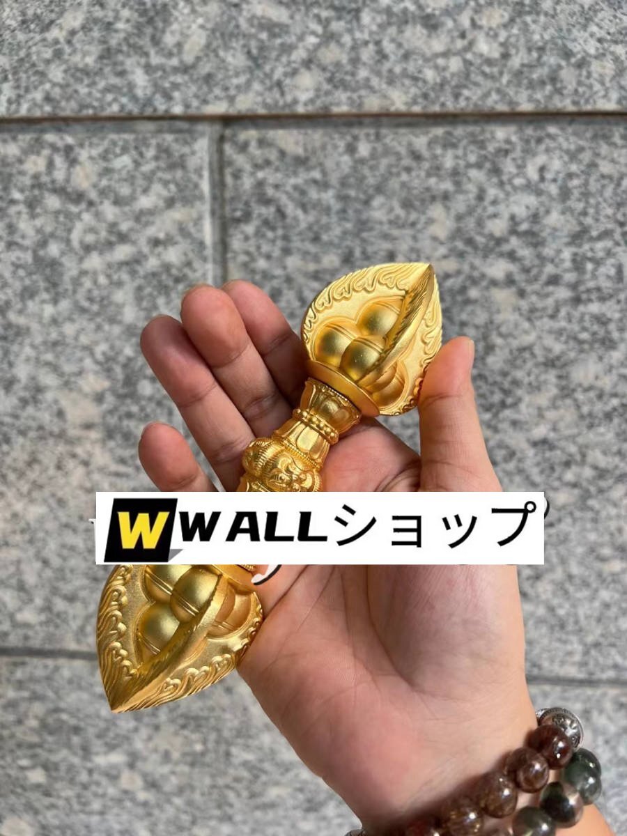 密教法具 寺院用仏具」真言宗 金剛杵 宝珠杵 仏教工芸品 真鍮製 密教法具 寺院用仏具」真言宗 金剛杵 宝珠杵 仏教工芸品 真鍮製