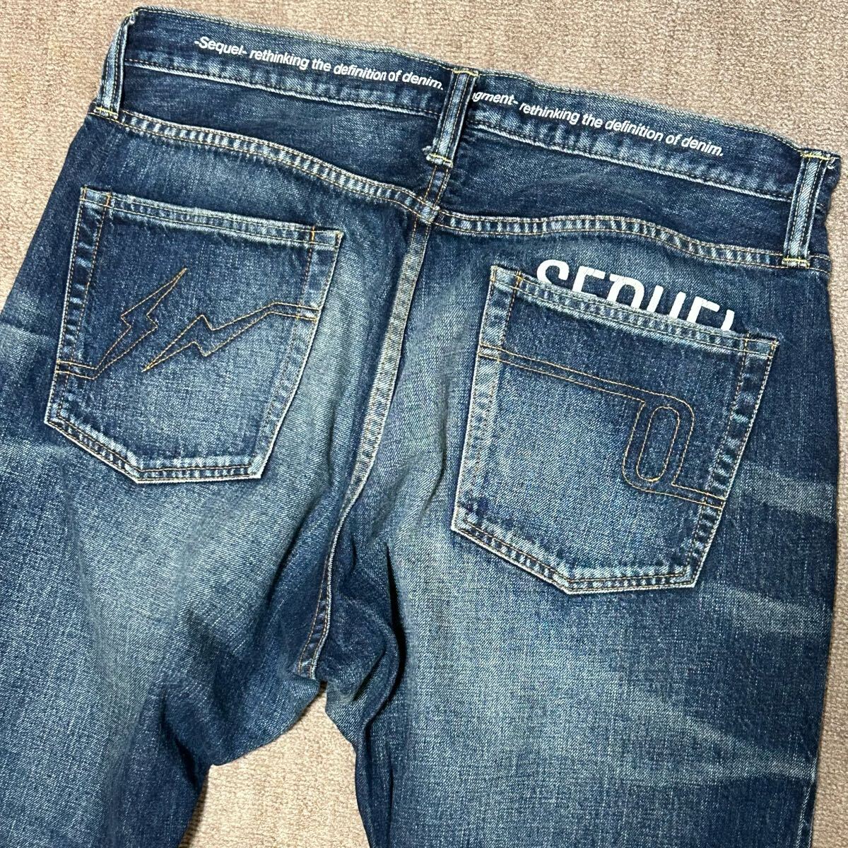 SEQUEL FRAGMENT デニムパンツ シークエル フラグメント 藤原 SEQUEL FRAGMENT デニムパンツ シークエル フラグメント 藤原
