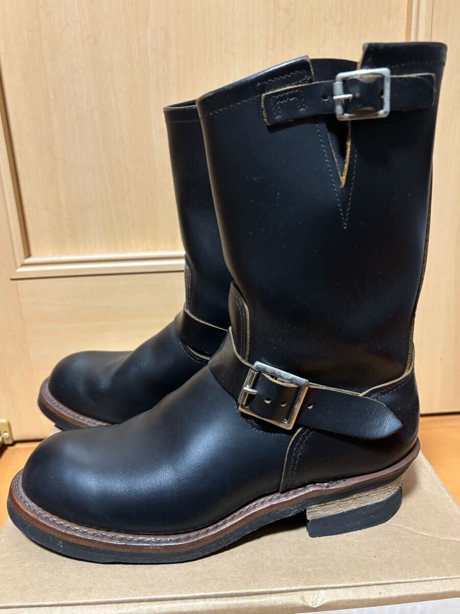 !_ прекрасный товар снят с производства Red Wing REDWING супер ограниченный выпуск 2966 engineer boots чай сердцевина steel нет размер 27.0 US9D
