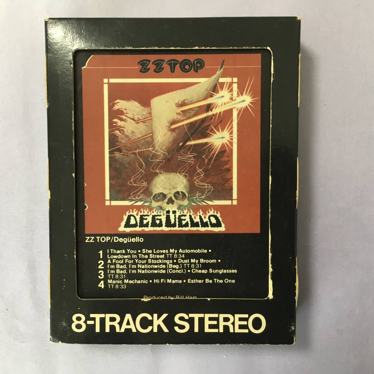 ZZ TOP DEGUELLO ８ TRACK CARTRIDGE US製