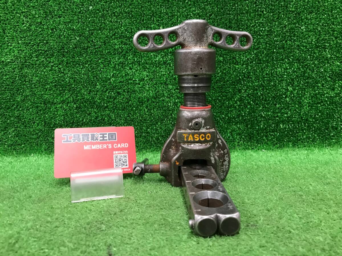 【中古品】イチネンTASCO TA550AJ アルミ制ラチェットハンドル式フレアリングツール / IT69R4OSOLEQ