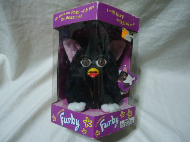 楽天市場】1999年☆90's☆Furby☆ファービー☆黒×黒☆人形
