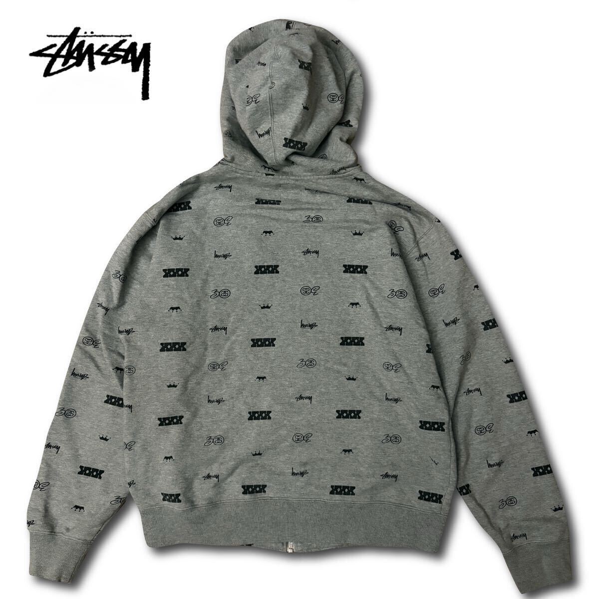 レア】Stussy 30th Anv. Sweat Zip-up Hoodie ステューシー 30
