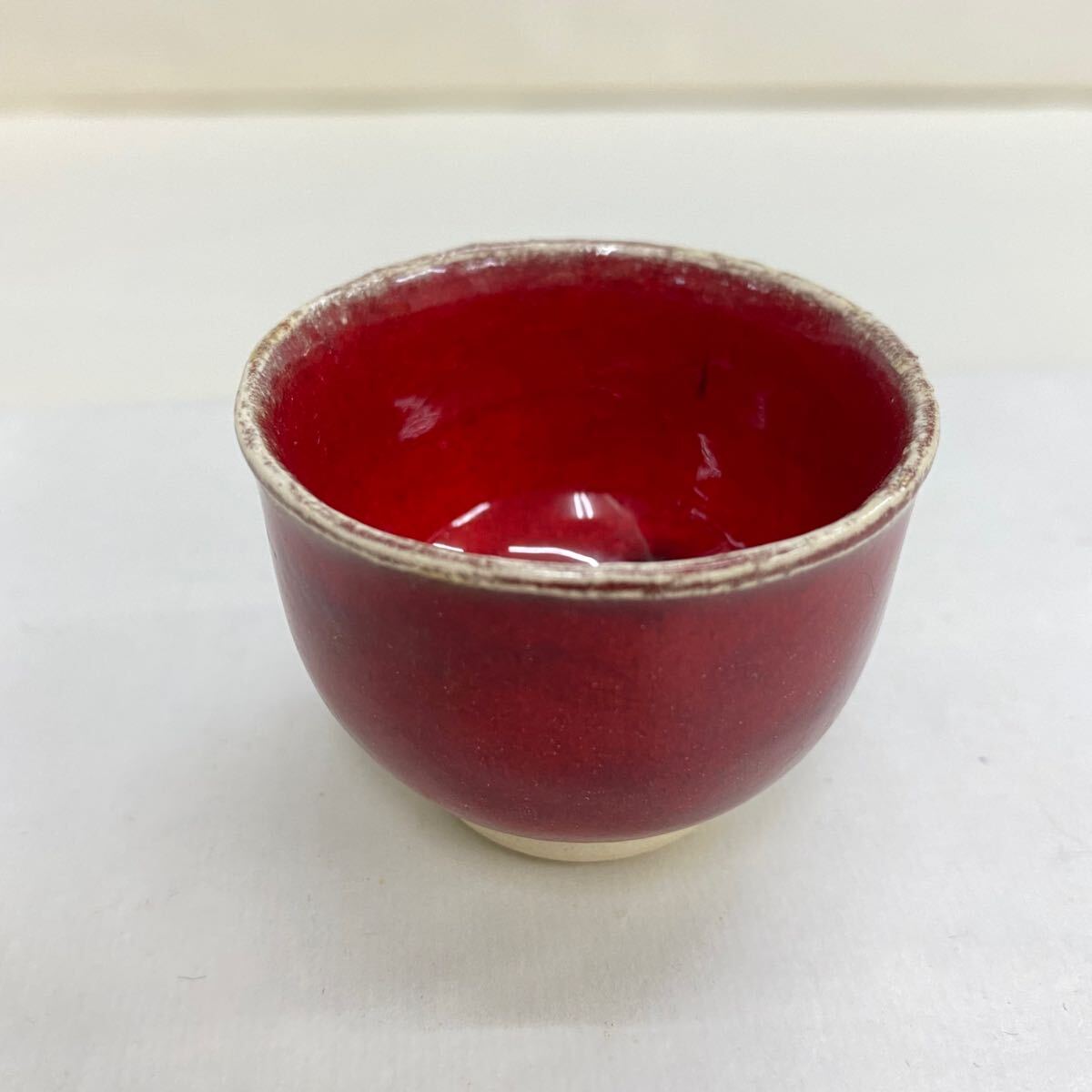 T88 箕面焼 酒器 ぐい呑 酒杯 在銘 陶印あり 其山 盃 お猪口 T88 箕面焼 酒器 ぐい呑 酒杯 在銘 陶印あり 其山 盃 お猪口