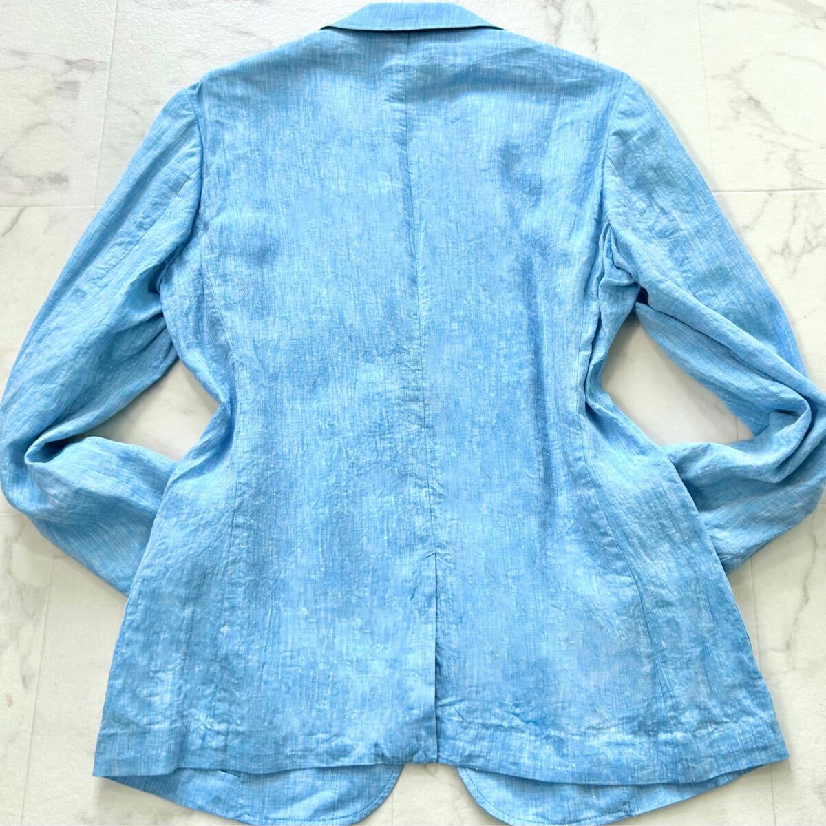ほぼ未使用☆幻の最高級リネン100%☆稀少XL!! LANVIN ランバン ほぼ未使用☆幻の最高級リネン100%☆稀少XL!! LANVIN ランバン