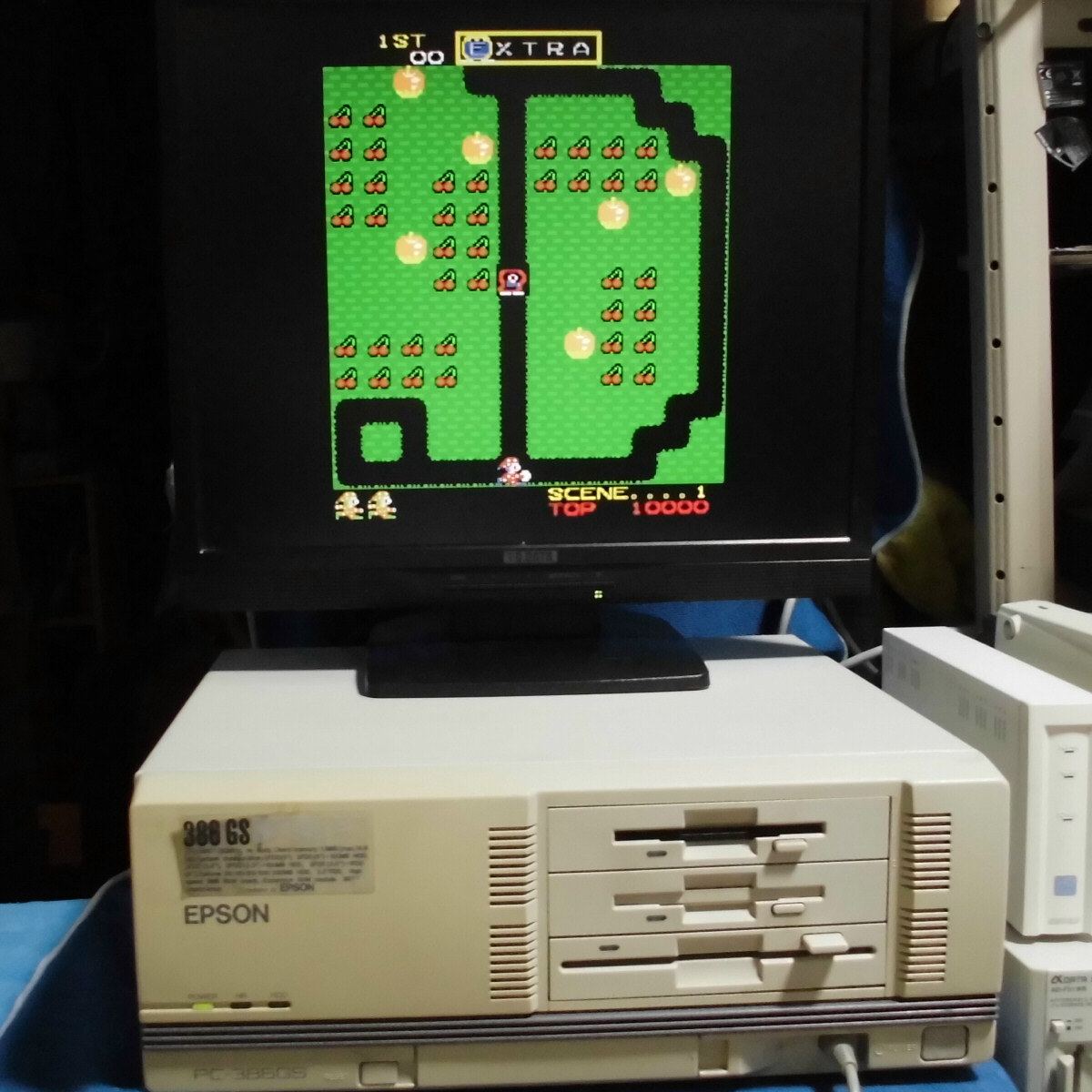 べじ太】EPSON PC-386GS-3 NEC PC-9801互換機 起動確認 FDD3基OK べじ太】EPSON PC-386GS-3 NEC PC-9801互換機 起動確認 FDD3基OK
