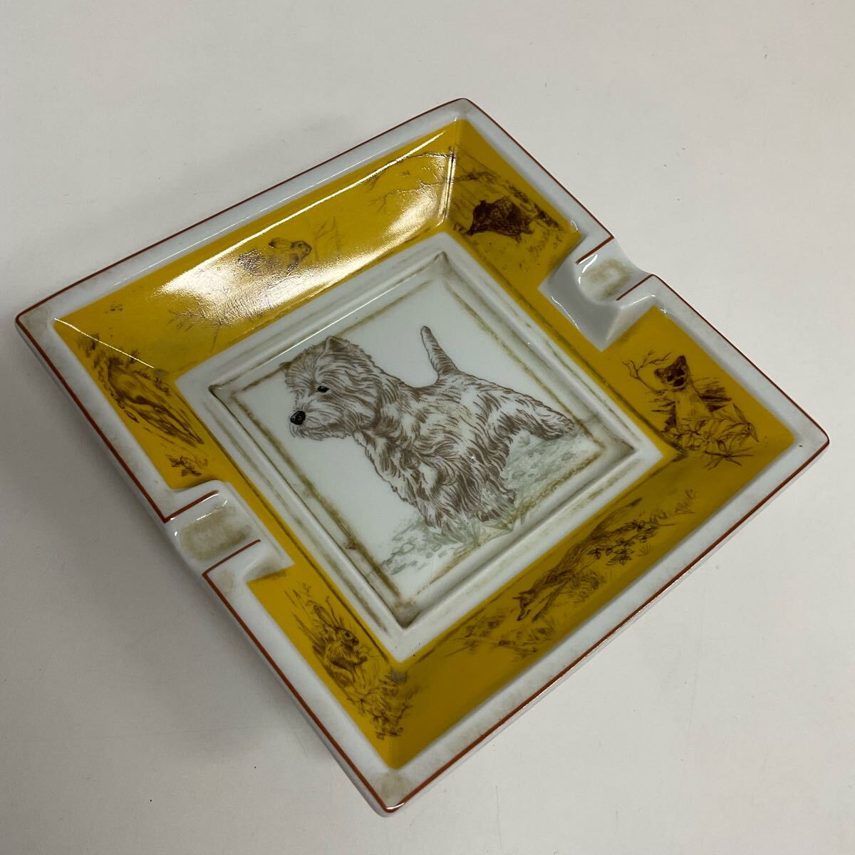 営NI255-60◇ HERMES エルメス アッシュトレイ 灰皿 犬 アニマル 営NI255-60◇ HERMES エルメス アッシュトレイ 灰皿 犬 アニマル