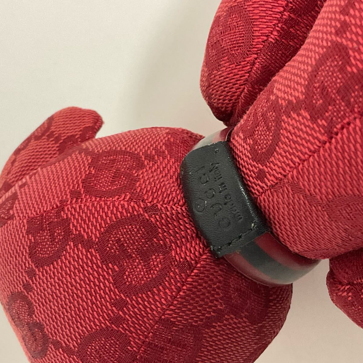 営NI257-60◇ GUCCI グッチ GGキャンバス ボルドー テディベア 営NI257-60◇ GUCCI グッチ GGキャンバス ボルドー テディベア