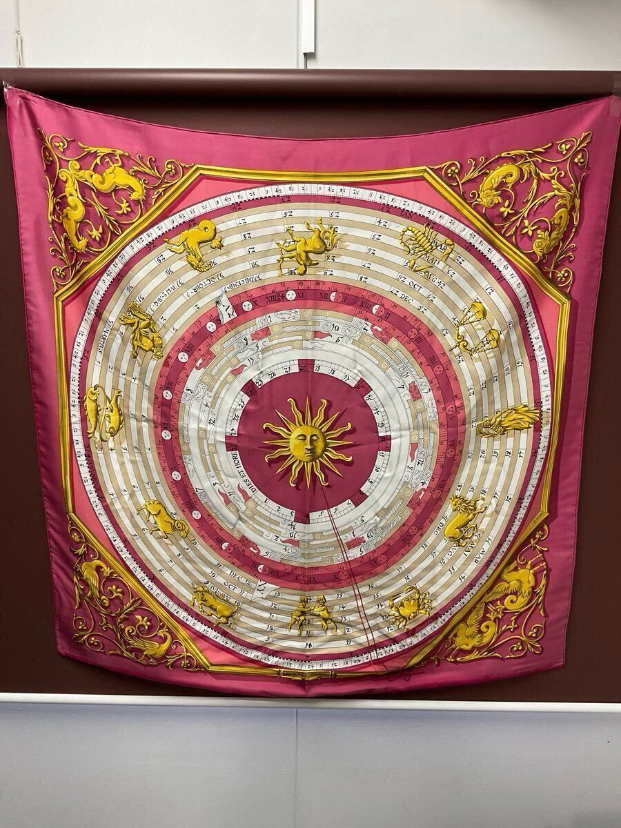 営NI252-60◇ HERMES エルメス DIES ET HORE 占星術 カレ90 営NI252-60◇ HERMES エルメス DIES ET HORE 占星術 カレ90
