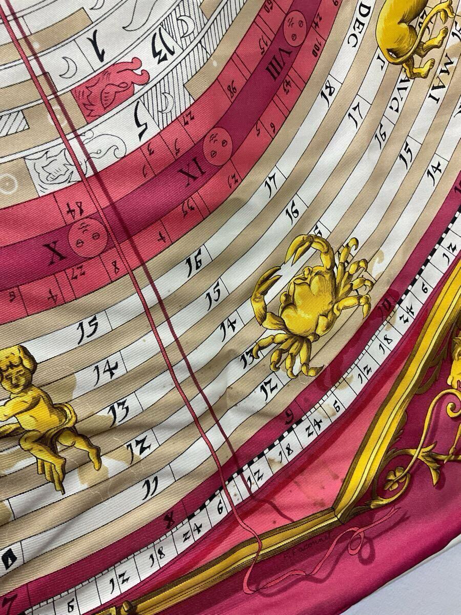 営NI252-60◇ HERMES エルメス DIES ET HORE 占星術 カレ90 営NI252-60◇ HERMES エルメス DIES ET HORE 占星術 カレ90