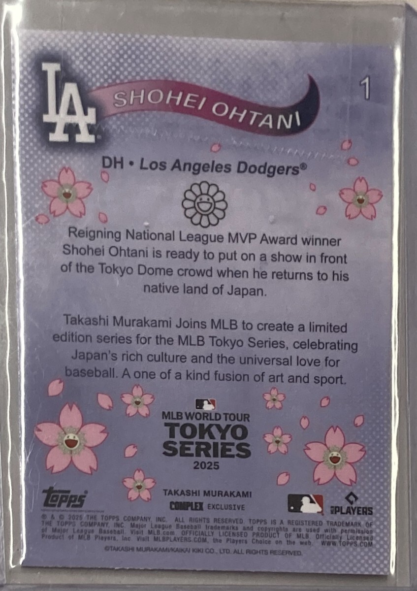 完売品 2025 TOPPS MLB WORLD TOUR TOKYO SERIES 村上隆 完売品 2025 TOPPS MLB WORLD TOUR TOKYO SERIES 村上隆