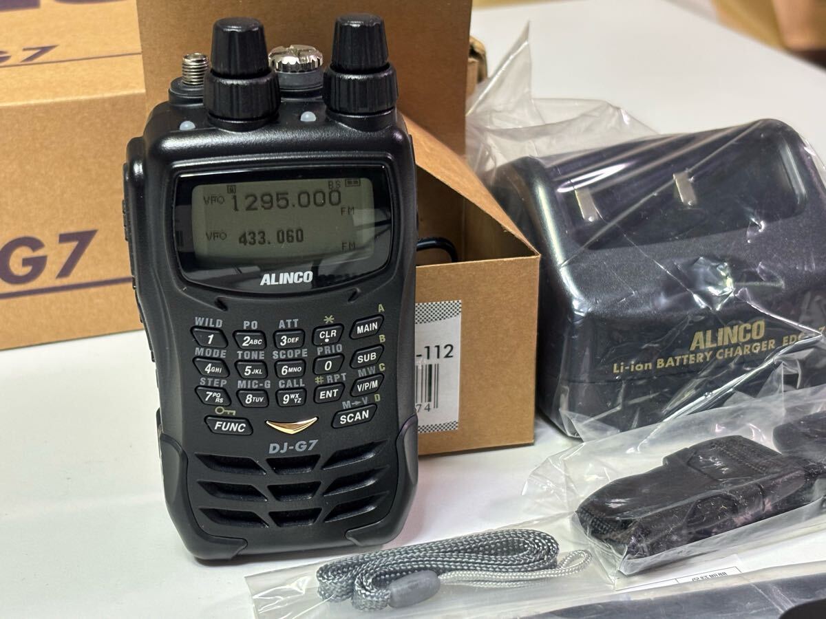 美品】ALINCO アルインコ DJ-G7 144/430/1200MHz FM トリプル 美品】ALINCO アルインコ DJ-G7 144/430/1200MHz FM トリプル