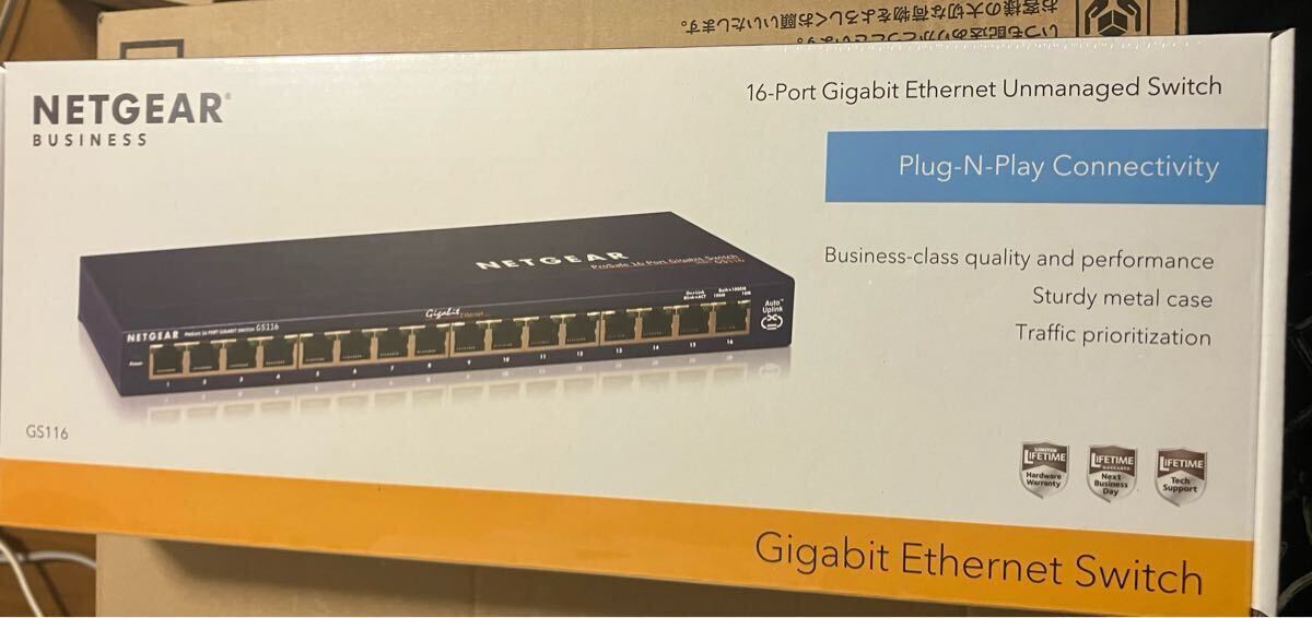 新品】Netgear GS116-200JPS ギガビット16ポート アンマネージ 新品】Netgear GS116-200JPS ギガビット16ポート アンマネージ