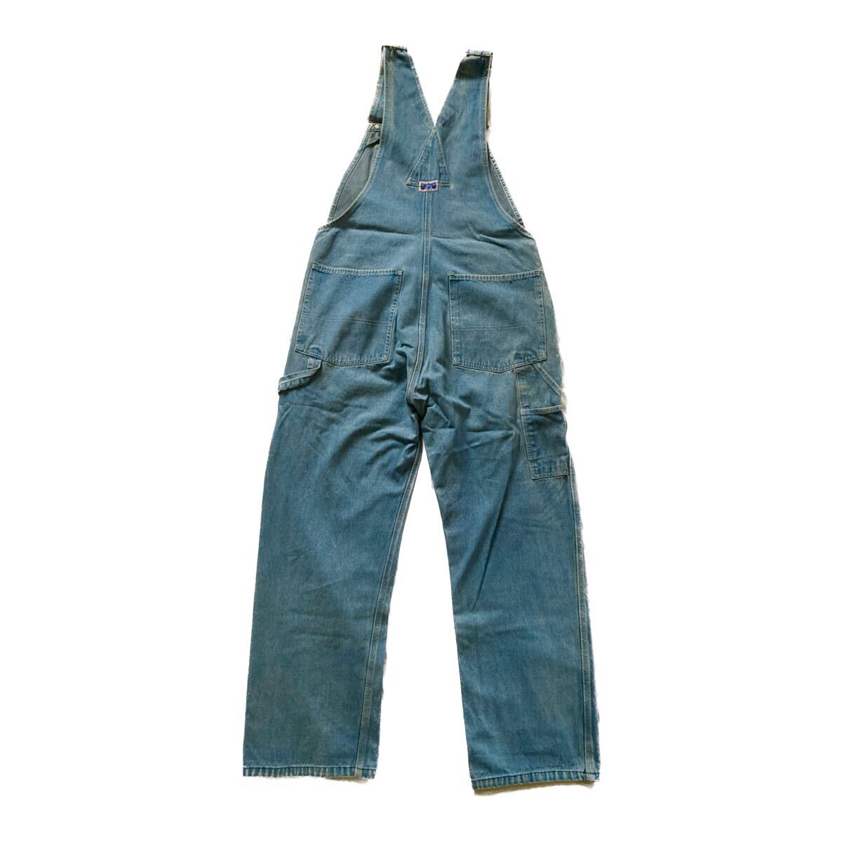 雰囲気 】80s BIG SMITH デニムオーバーオール W34L30 古着 雰囲気 】80s BIG SMITH デニムオーバーオール W34L30 古着
