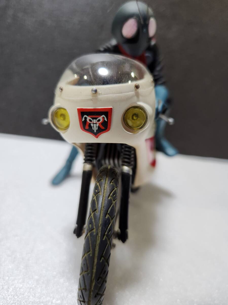  【プロ完成品】希少！コトブキヤ 1/12 仮面ライダー舊 1號 ＆サイクロン號 完成品