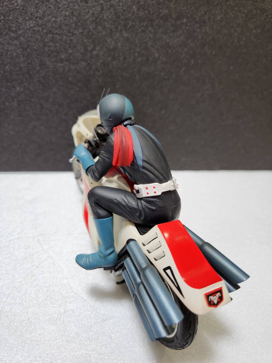  【プロ完成品】希少！コトブキヤ 1/12 仮面ライダー舊 1號 ＆サイクロン號 完成品