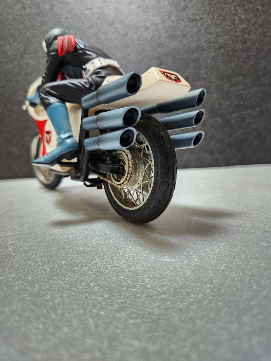  【プロ完成品】希少！コトブキヤ 1/12 仮面ライダー舊 1號 ＆サイクロン號 完成品