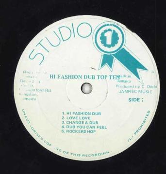 ジャマイカLP Dub Specialist Hi Fashion Dub Top Ten none Studio One /00250 レゲエ