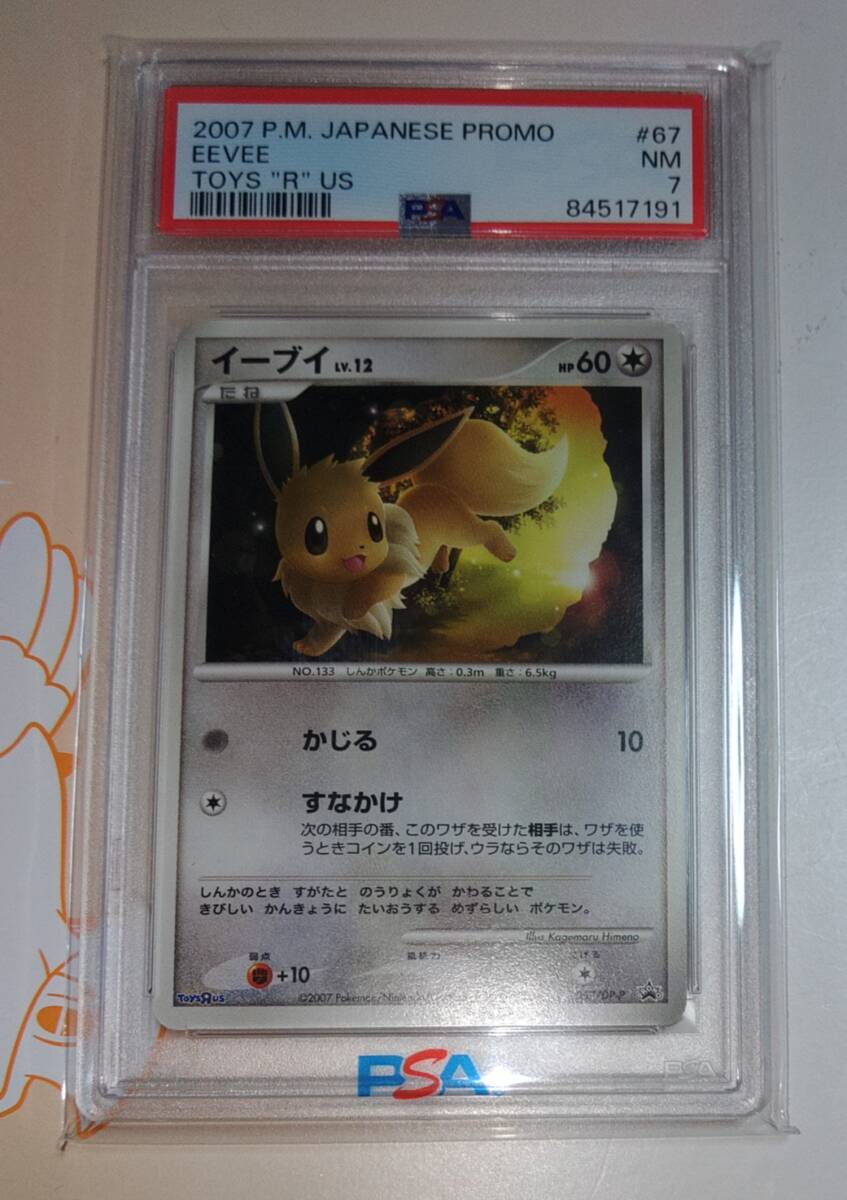 ポケモンカード◇イーブイ トイザらス プロモ 067/DP-P PSA7 ポケモンカード◇イーブイ トイザらス プロモ 067/DP-P PSA7
