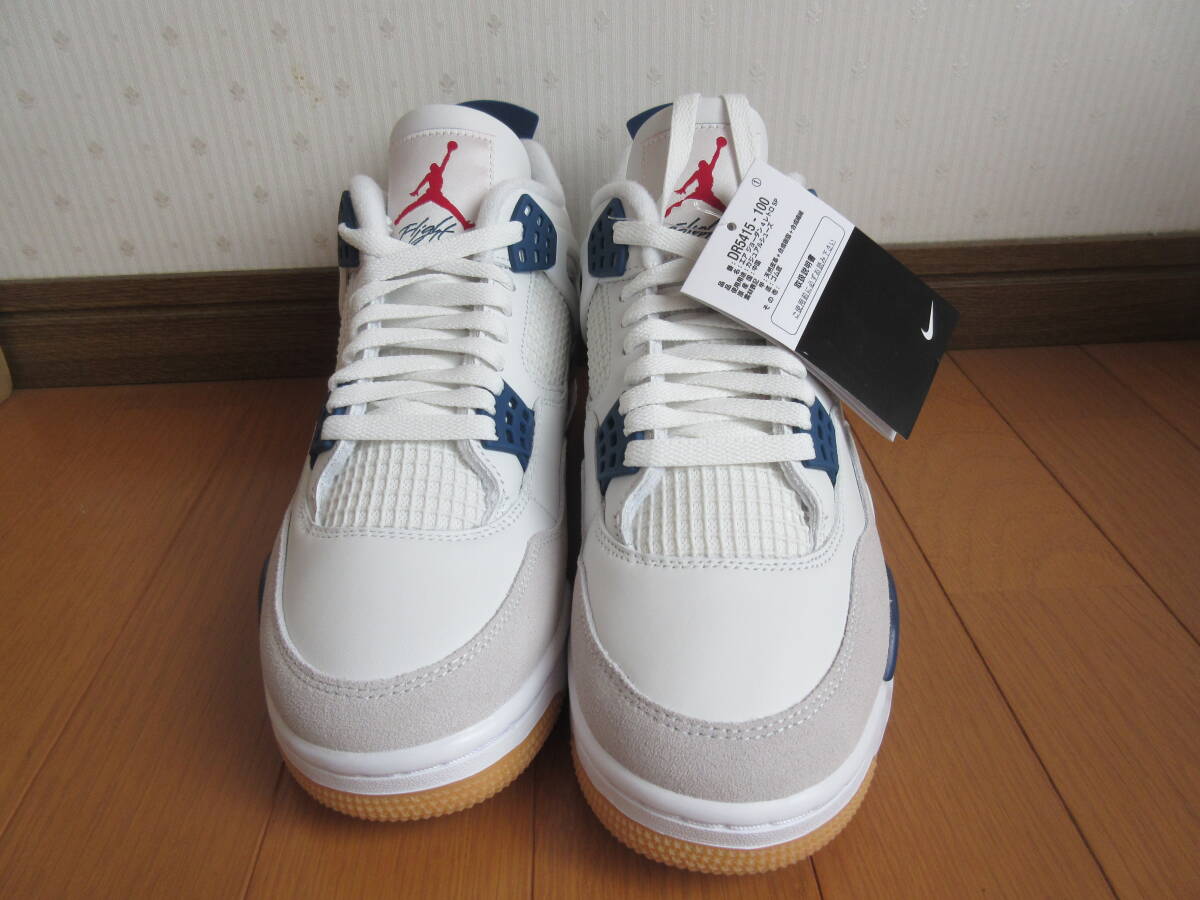 □新品未着用 Nike SB Air Jordan 4 Retro SP Summit White/Navy □新品未着用 Nike SB Air Jordan 4 Retro SP Summit White/Navy