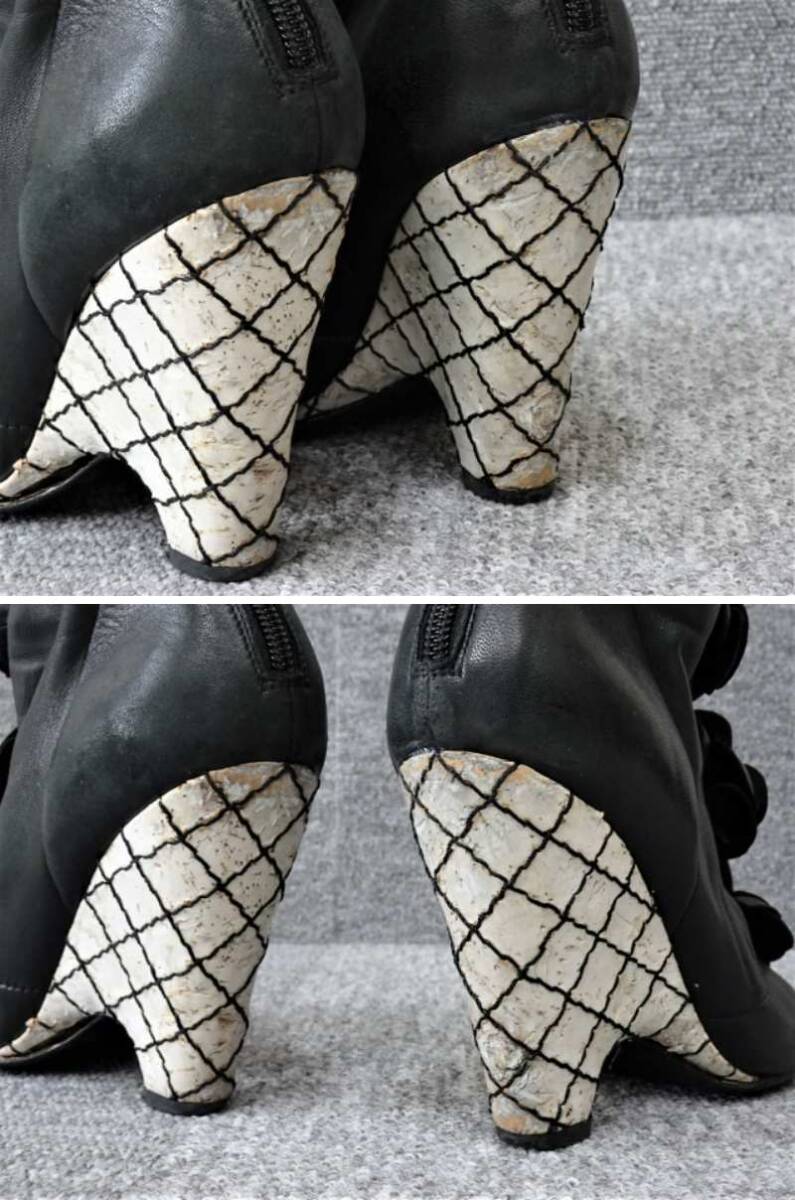 CHANEL|シャネル】CCロゴ カメリア ショートブーツ ココマーク CHANEL|シャネル】CCロゴ カメリア ショートブーツ ココマーク