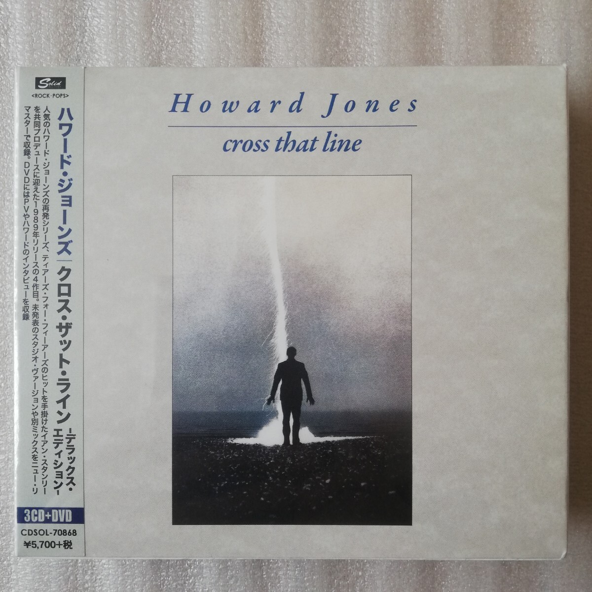 【新品】ハワード?ジョーンズ クロス?ザット?ライン デラックス?エディション 3CD+DVD HOWARD JONES Cross That Line Deluxe Edition