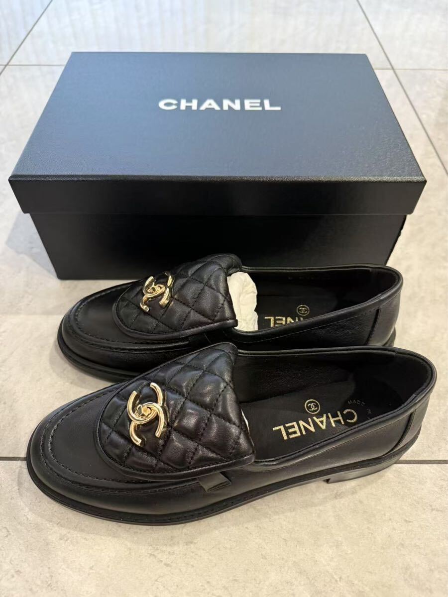 新品 CHANEL シャネル ローファー 38(レディースシューズ)|売買 新品 CHANEL シャネル ローファー 38(レディースシューズ)|売買