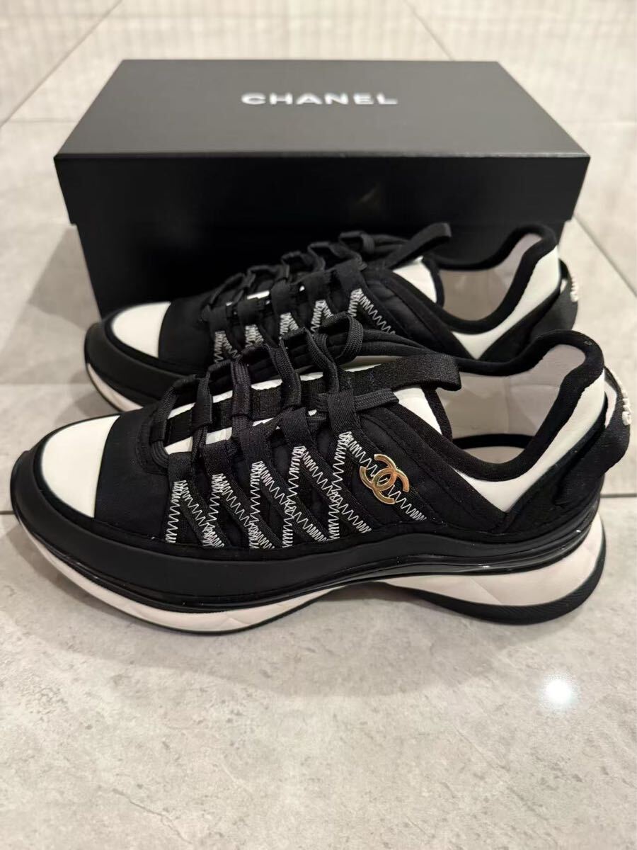 新品 CHANEL シャネル スニーカー 37(23.5cm)|売買された 新品 CHANEL シャネル スニーカー 37(23.5cm)|売買された