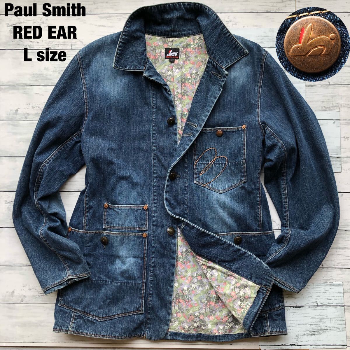超希少 Lサイズ Paul Smith RED EAR ポールスミス レッドイヤー 超希少 Lサイズ Paul Smith RED EAR ポールスミス レッドイヤー
