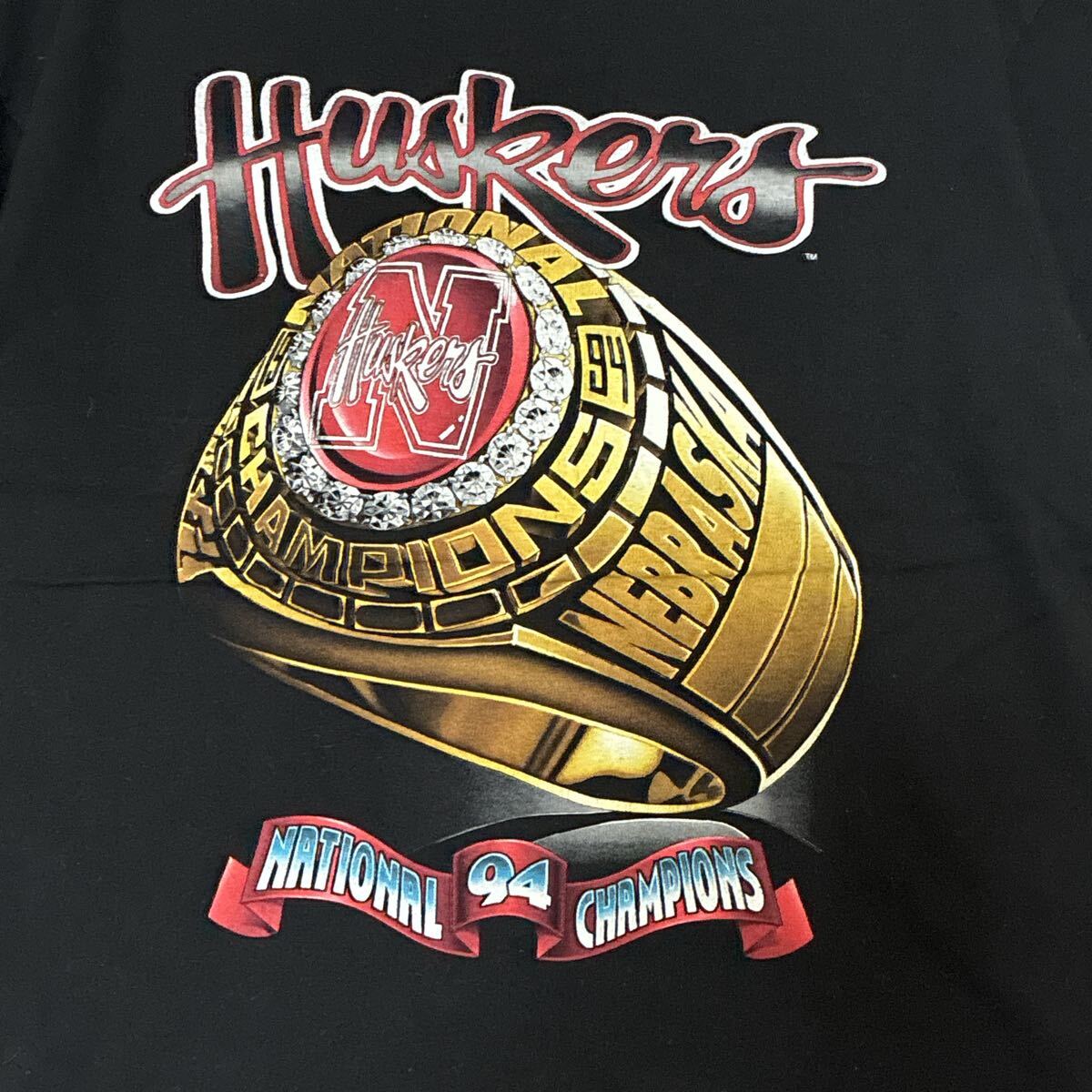 2024新入荷 90s USA製 チャンピオンリング Cornhuskers Nebraska SALEM トップス
